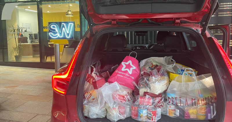 Sanderson Weatherall donate to Leeds South & East Foodbank